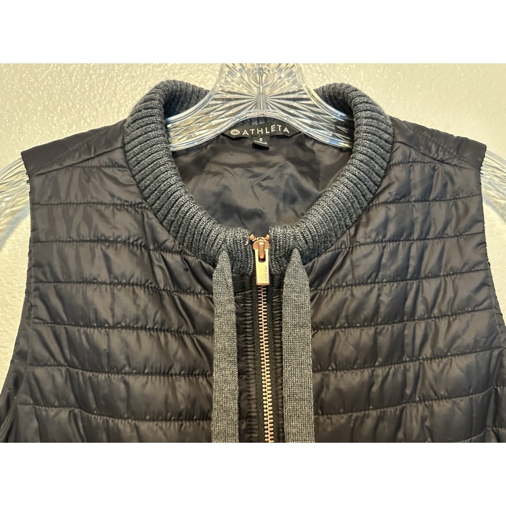 Athleta Black Quilted Vest - Picture 5 of 9